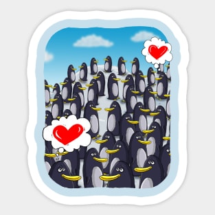 Penguin Love # 1. Sticker